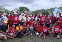 Kesebelasan Pemda Babak Belur Dihajar DPRD Wakatobi 1-3
