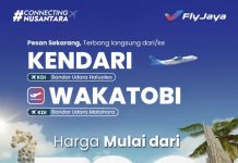 Dorong Wisata Wakatobi, Pesawat FlyJaya Promo Tiket Spesial