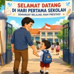 Para Ayah di Wakatobi Diimbau Antar Anak pada Hari Pertama Sekolah
